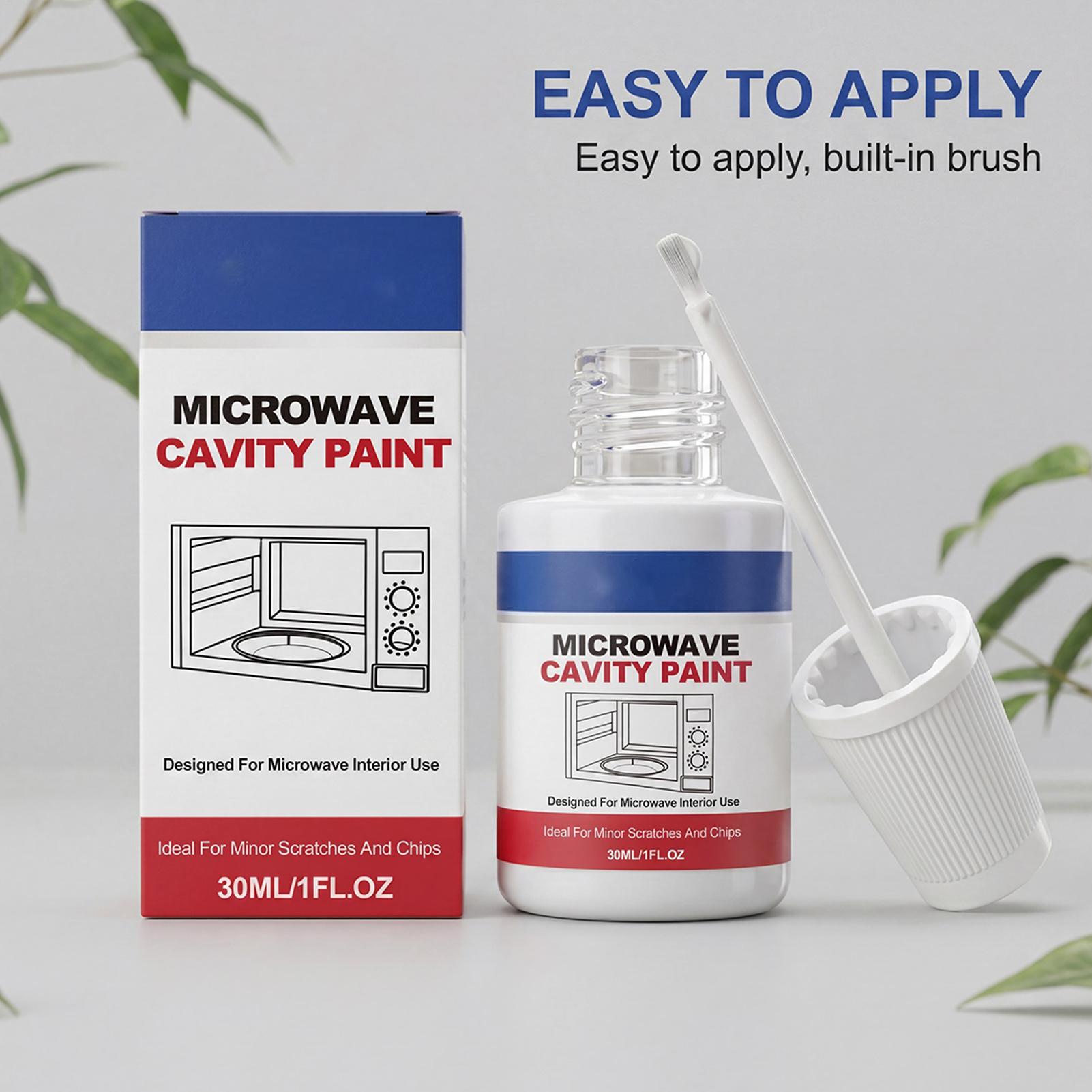 Kitchen Appliances For Restaurant - 30ml 電子レンジ内部塗料家電修理タッチアップ高光沢電子レンジコーティング家庭用キッチンアパートレストラン用