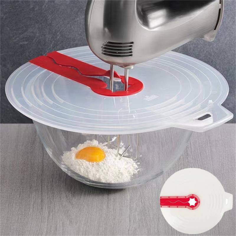 Kitchen Appliances For Sale - ビートエッグミキサーカバーミキサースプラッターガード泡立て器ミキシングボウル蓋シリコンアンチスプラッシュカバー調理用品キッチン用