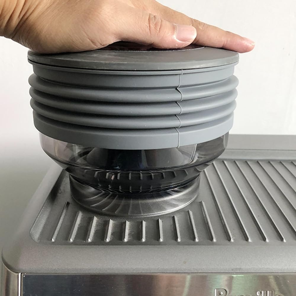 Breville Espresso Barista Express - シリコンベローズとシングルドーズホッパー（Breville Barista Express用）Brevilleエスプレッソマシンの残留コーヒー粉の洗浄用