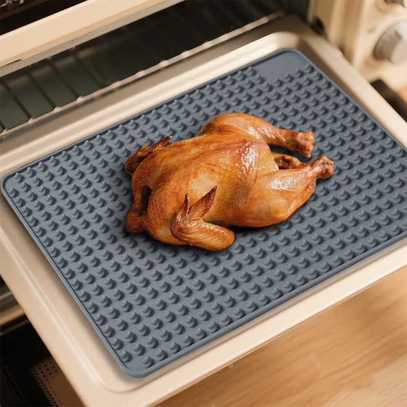 Kitchen Appliances Organizer - 高温耐性電子レンジ保護パッド、耐油オーブンパッド、キッチン収納断熱シリコンパッド