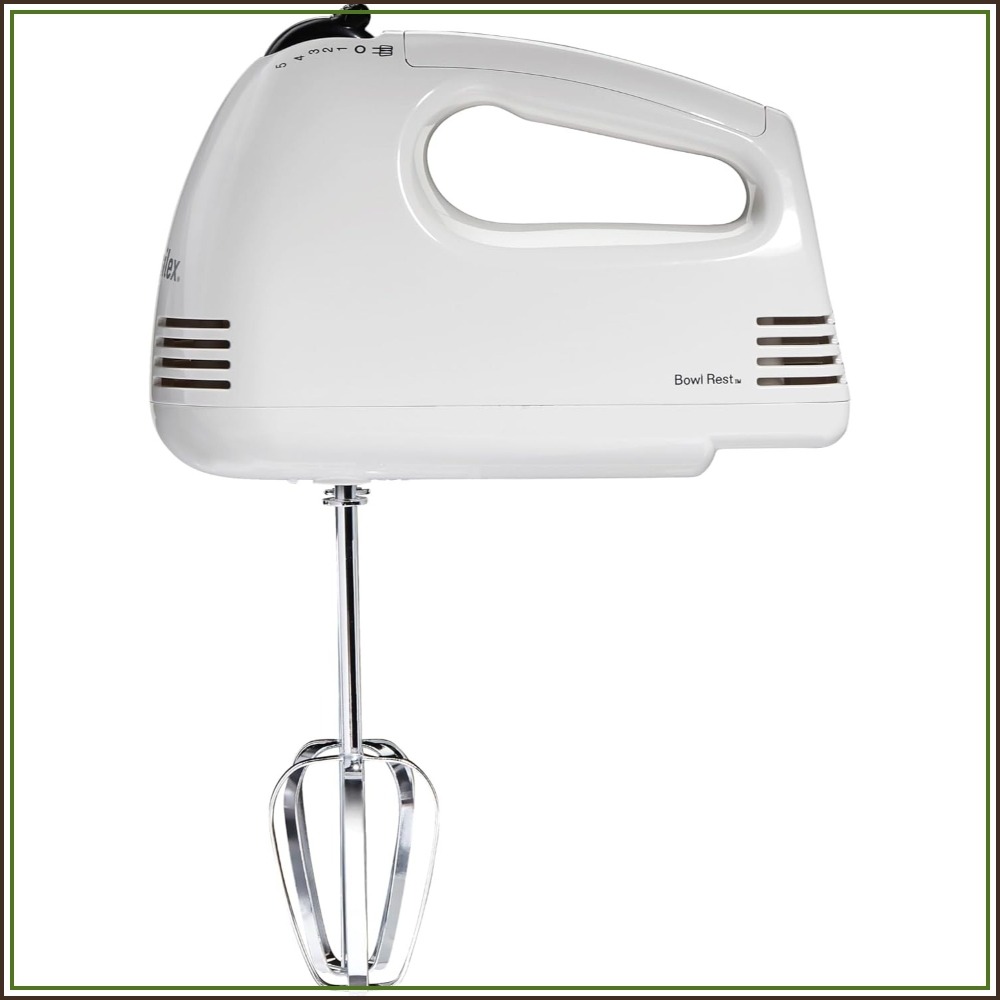 Hand Mixer Electric - イージーミックス 5段階速度調整 電動ハンドミキサー ボウルレスト付き | コンパクト＆軽量