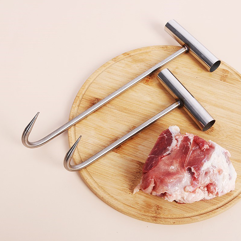 Kitchen Appliances For Restaurant - キッチン用Tハンドル肉骨抜きフック、ソーセージフック、ベーコン加工、肉屋、レストランバーベキューツール