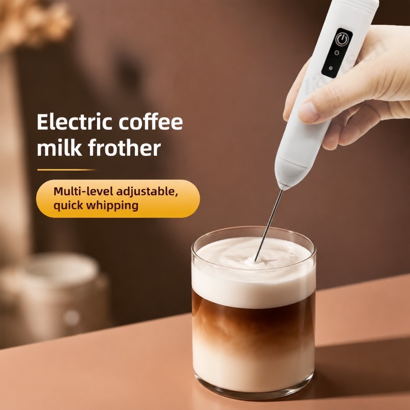Kitchen Appliances For Sale - 電動コーヒーミルク泡立て器、コーヒークリーマー、ハンドヘルドエッグビーター、泡立て器、キッチン自動泡立て器ツール