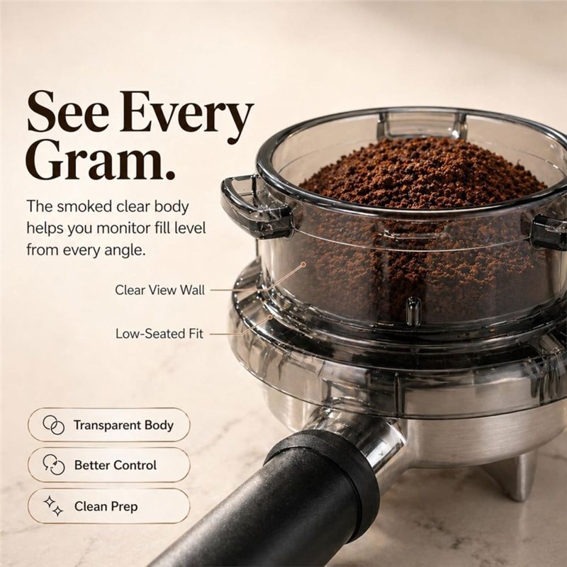 Breville Espresso Barista Express - プロモーション！ツイストロック式ポルタフィルターファンネル 54mm ドージングファンネル バンビーノ、ブレビル バリスタ エクスプレス、プロ、タッチ