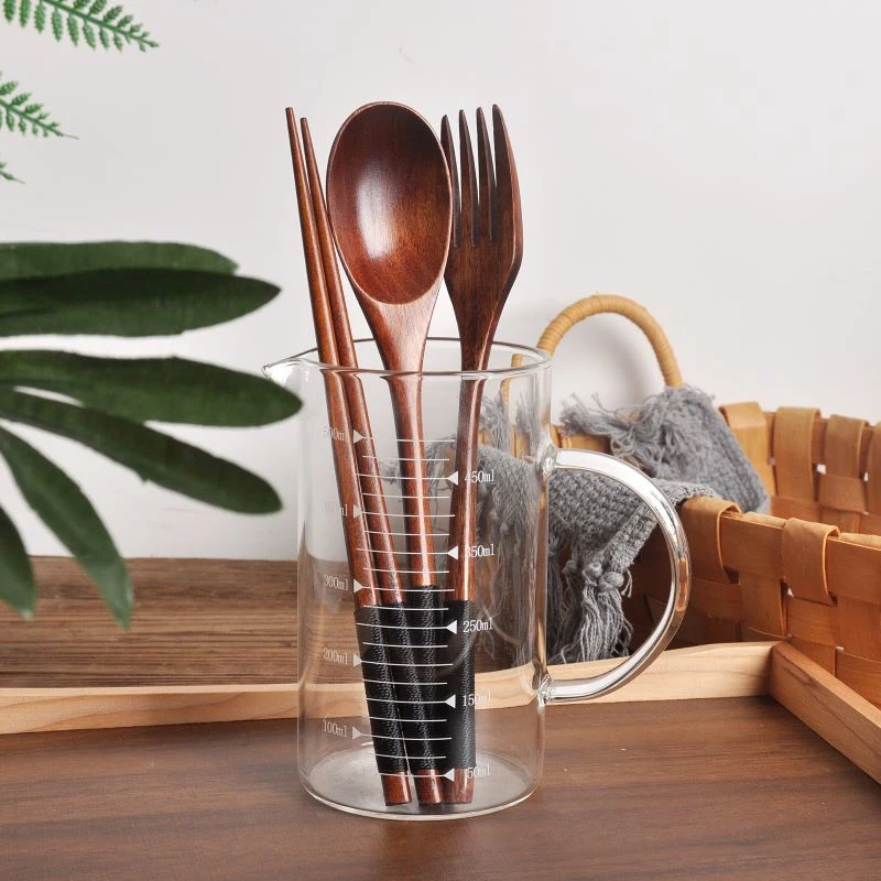 スプーン フォーク 箸 ポータブル カトラリー 木製カトラリ - Kitchen Appliances Combo のレビューと価格