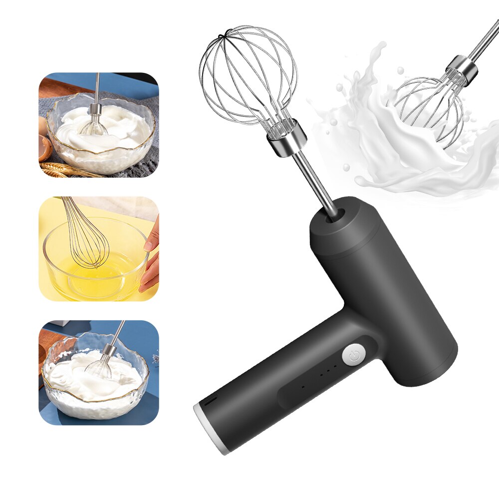 1 個ワイヤレス電動フードミキサーポータブル 3 速度卵ビー - Hand Mixer Electric のレビューと価格