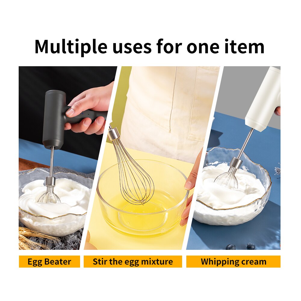 1 個ワイヤレス電動フードミキサーポータブル 3 速度卵ビー - Hand Mixer Electric のレビューと価格