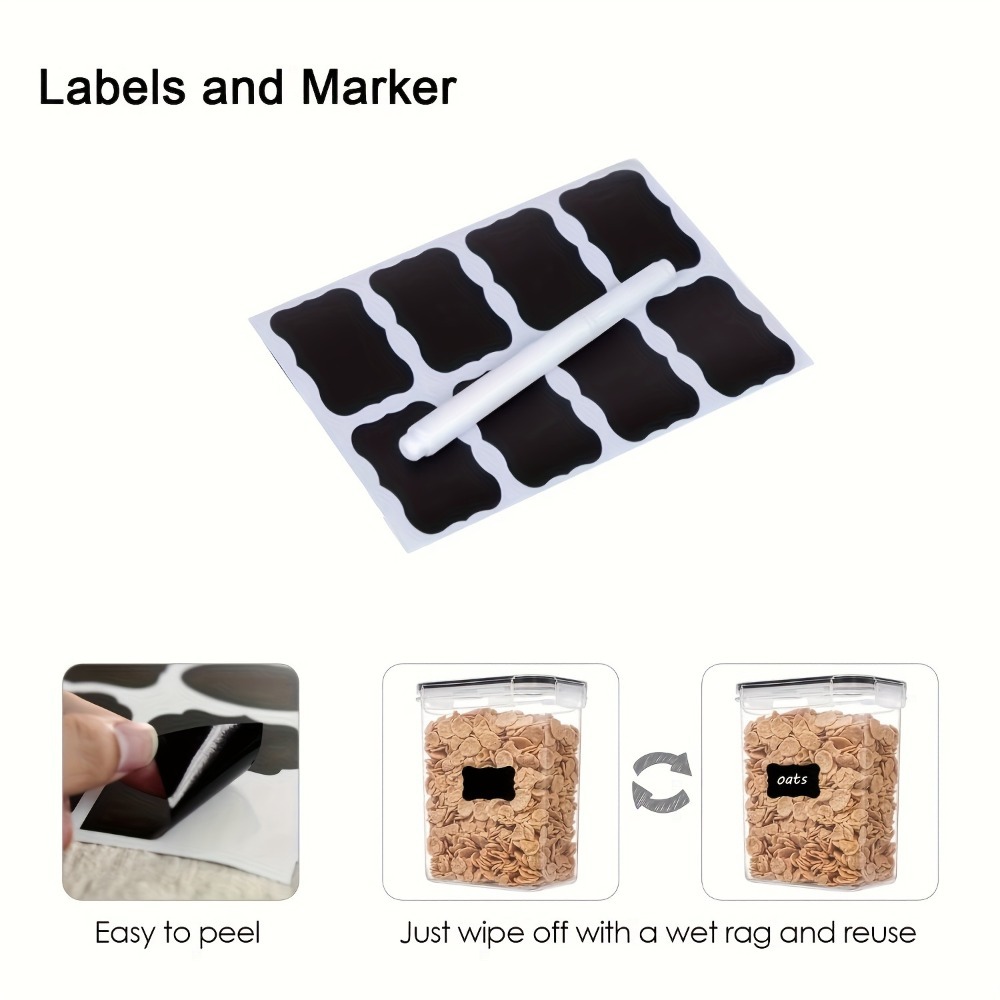 24個入り食品保存容器 12箱 12蓋 気密パントリーオーガ - Kitchen Appliances Organizer のレビューと価格