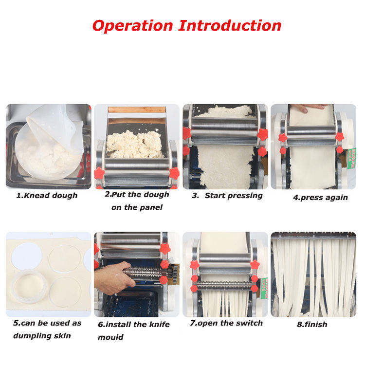 自動電気製麺機 パスタメーカー 餃子皮製造機 麺切り機 生地 - Pasta Machine Electric のレビューと価格