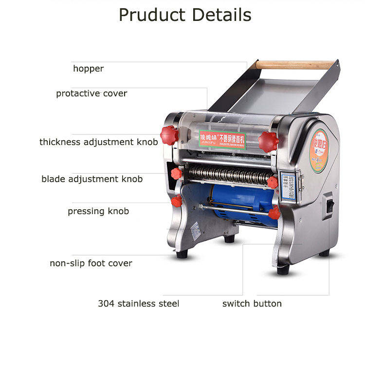自動電気製麺機 パスタメーカー 餃子皮製造機 麺切り機 生地 - Pasta Machine Electric のレビューと価格