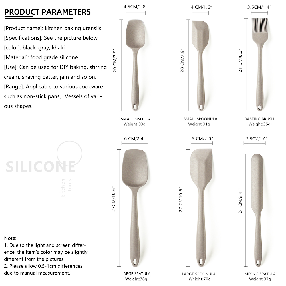 シリコン製フレキシブル調理器具セット、ベーキング、スクレーピ - Kitchen Appliances Combo のレビューと価格