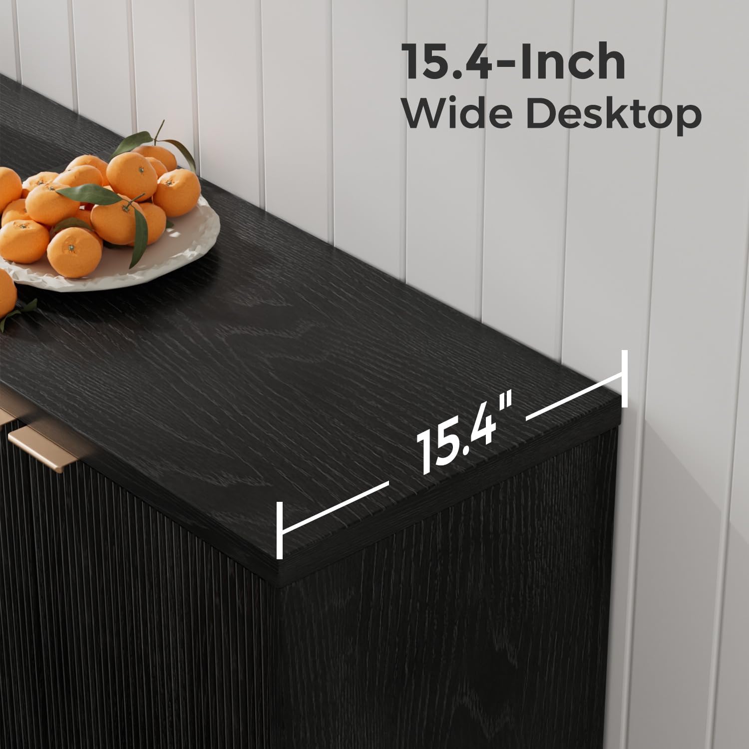 溝付きビュッフェキャビネット 収納付き モダンなサイドボード - Kitchen Appliances Organizer のレビューと価格