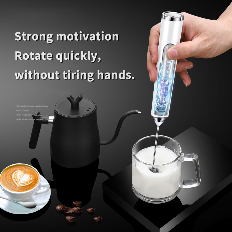 電動ミルクフォーマーブレンダーワイヤレスコーヒー泡立て器ミキ - Hand Mixer Electric のレビューと価格