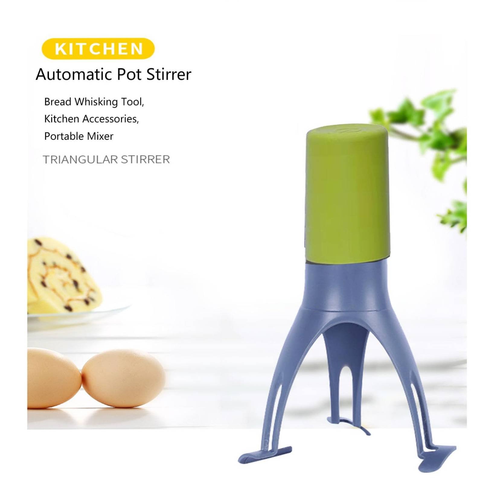 自動三角攪拌機 - ハンズフリー電動卵泡立て器＆キッチンミキ - Hand Mixer Electric のレビューと価格