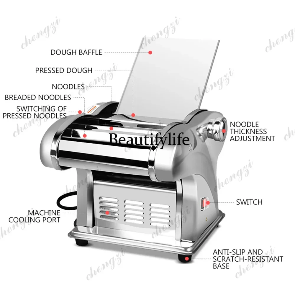 N138 電動製麺機 餃子皮 パスタ麺機 業務用 家庭用 ス - Pasta Machine Electric のレビューと価格