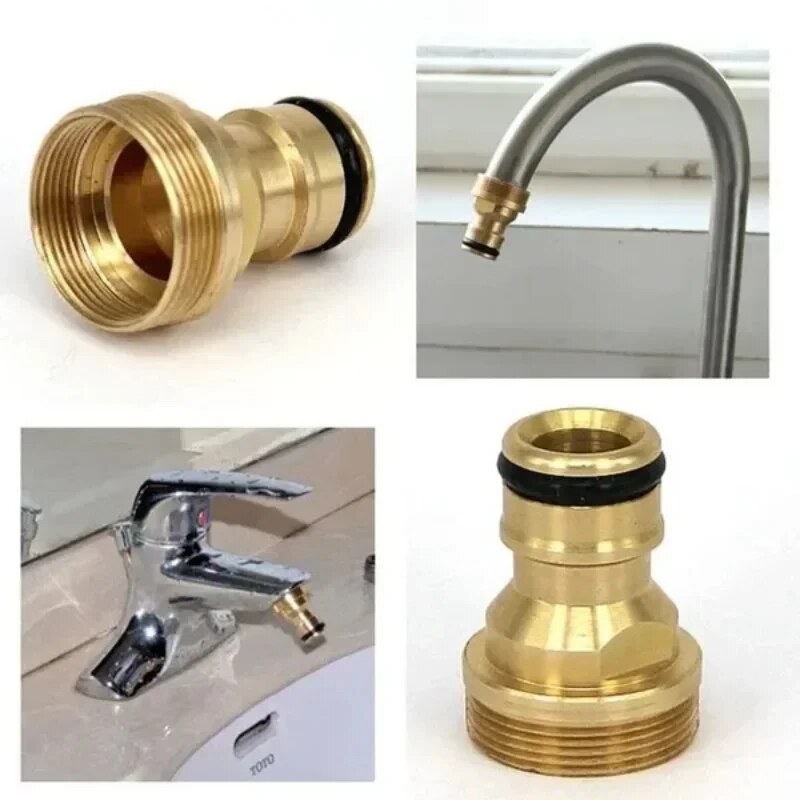1/2/5 個ユニバーサルタップキッチンアダプタ真鍮蛇口散水 - Kitchen Appliances For Sale のレビューと価格