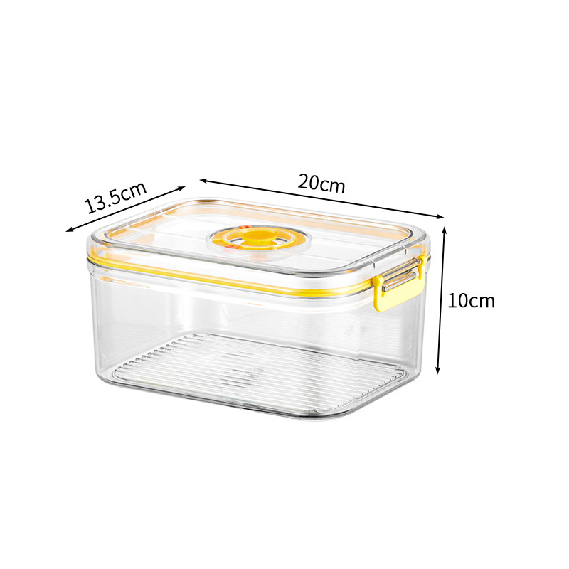 真空鮮度保持ボックス冷蔵庫密閉キャニスターウォーマー透明食品 - Kitchen Appliances Organizer のレビューと価格