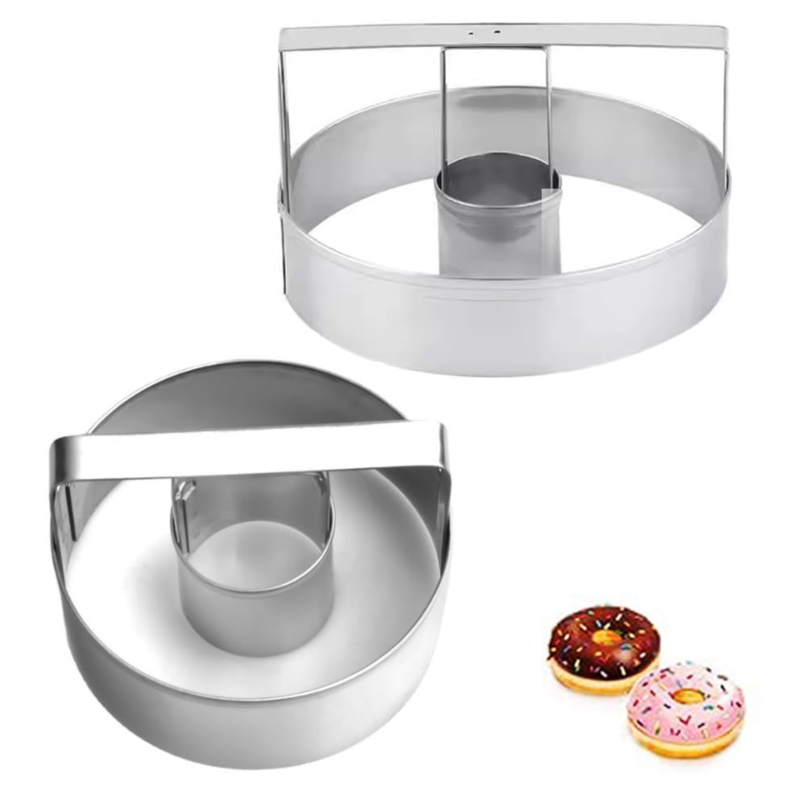 ステンレス鋼クッキーカッターキッチンベーキングラウンドドーナ - Kitchen Appliances For Baking のレビューと価格