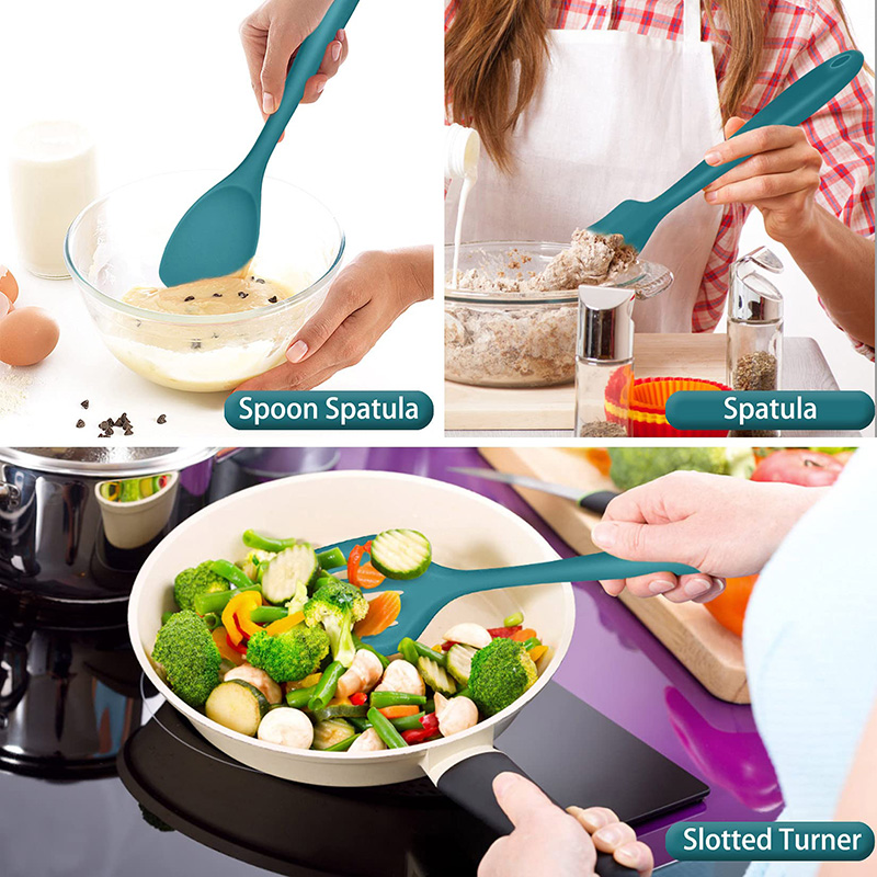 シリコン調理器具セット、基本的なキッチン用品、焦げ付き防止調 - Kitchen Appliances Combo のレビューと価格