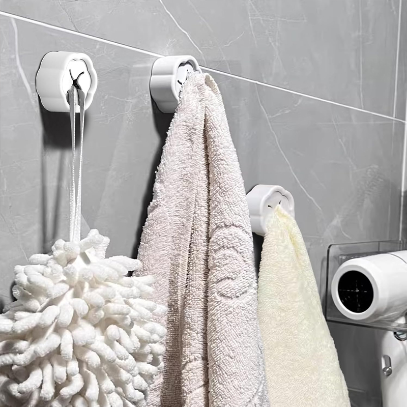 6個入り 粘着式タオルホルダー ノードリル壁掛けフック キッ - Kitchen Appliances Organizer のレビューと価格