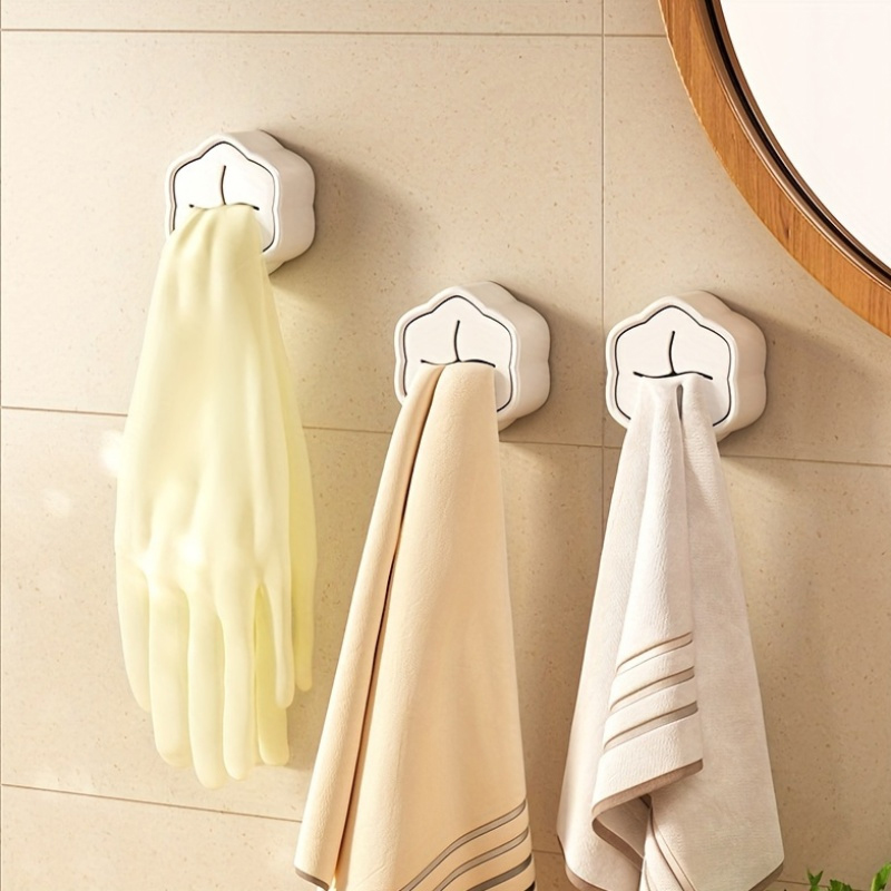 6個入り 粘着式タオルホルダー ノードリル壁掛けフック キッ - Kitchen Appliances Organizer のレビューと価格