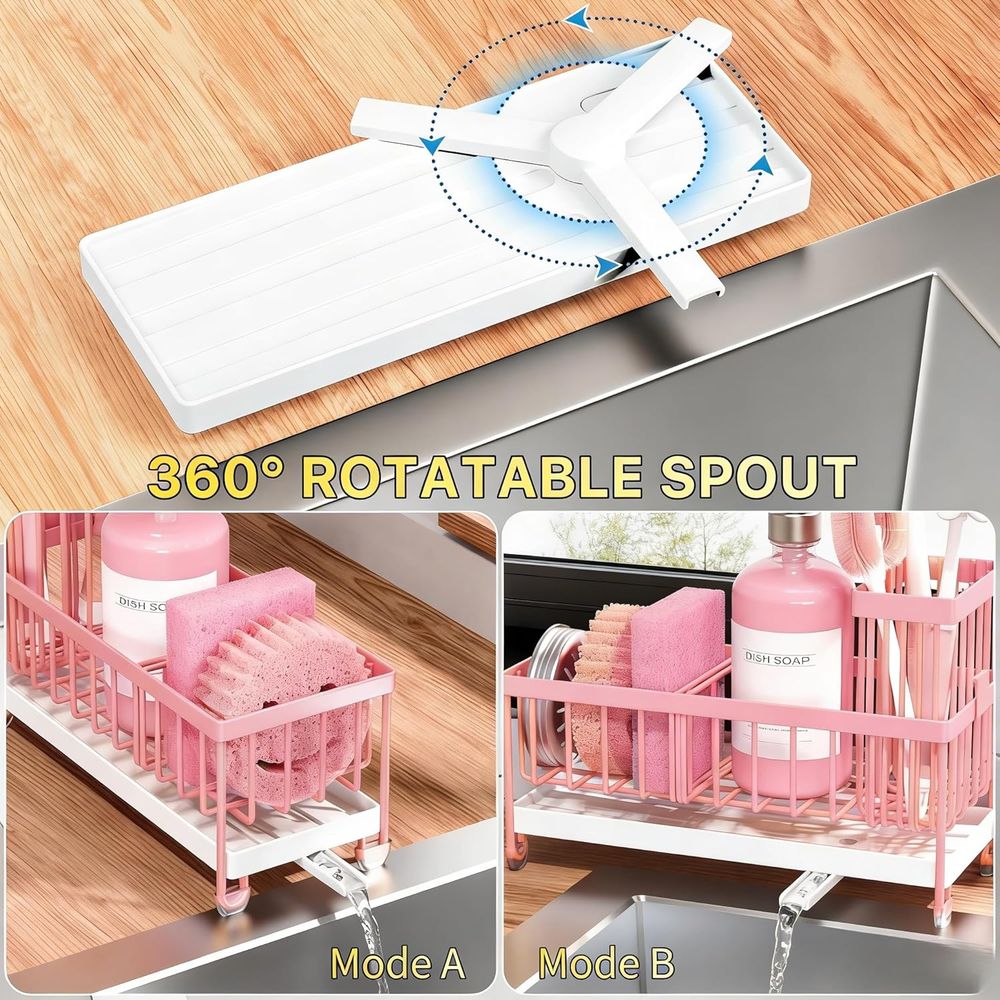 スポンジホルダーまたはキッチンシンク、ハイブラシホルダー付き - Kitchen Appliances Organizer のレビューと価格