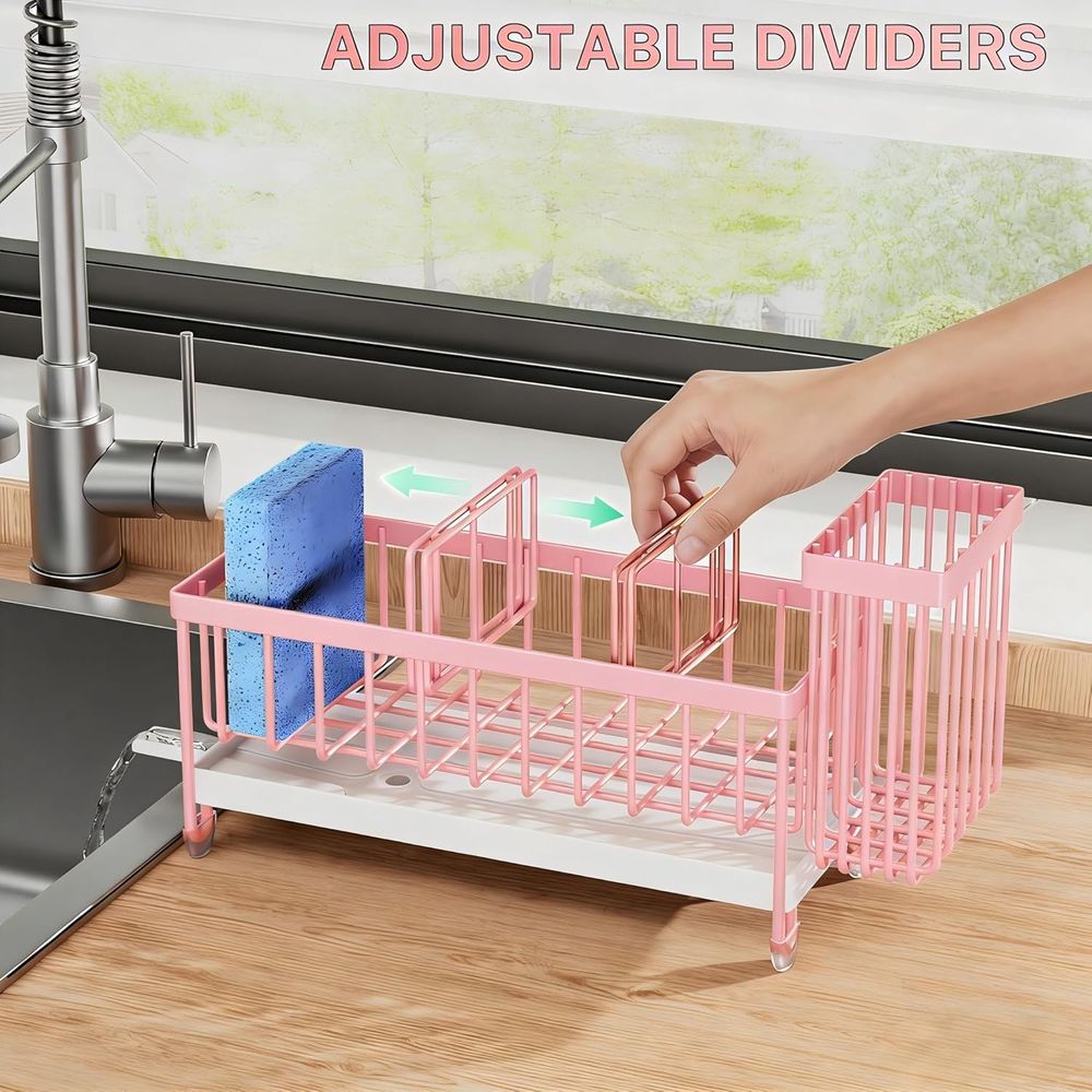 スポンジホルダーまたはキッチンシンク、ハイブラシホルダー付き - Kitchen Appliances Organizer のレビューと価格