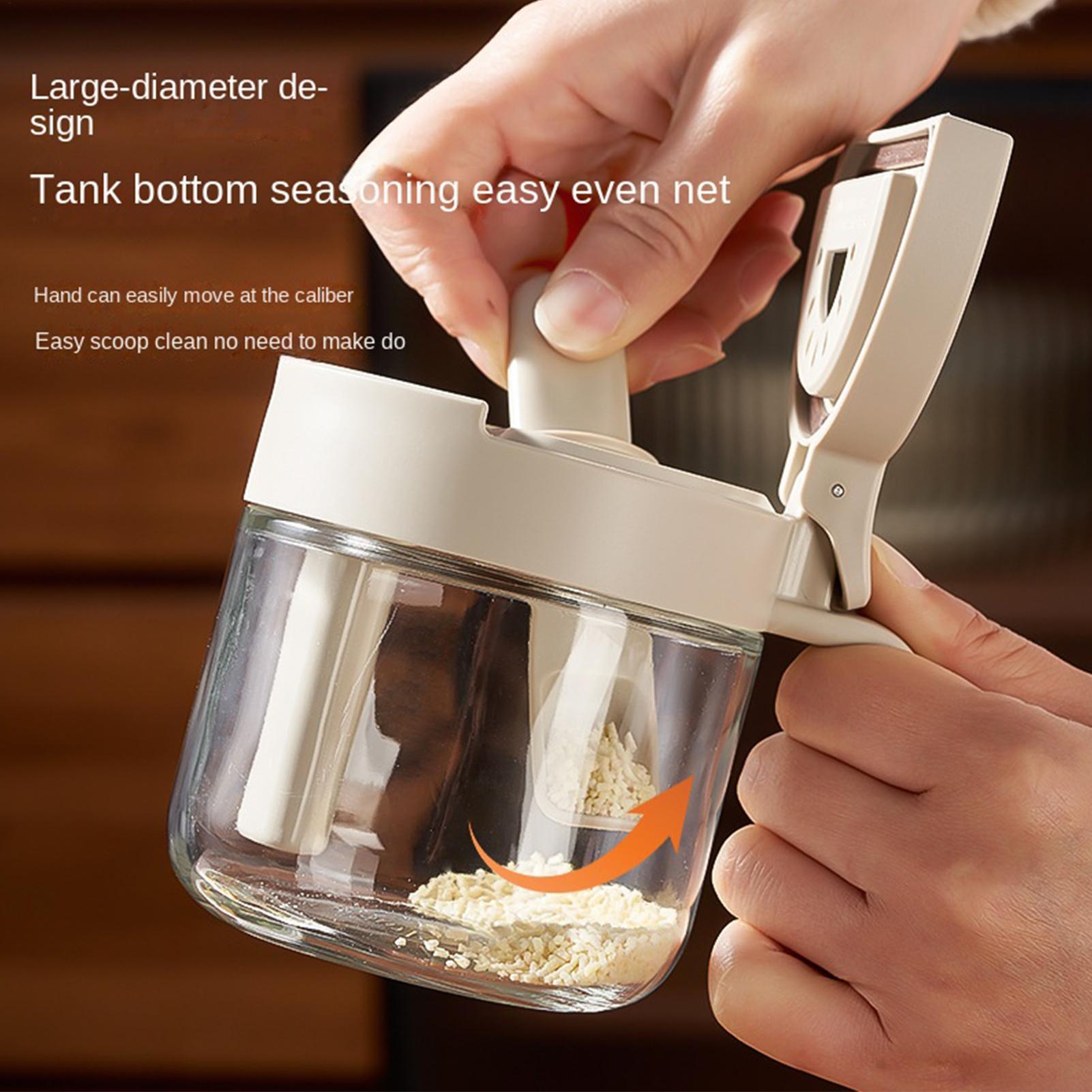 調味料入れ 漏れ防止塩入れ スプーン付き キッチン調味料入れ - Kitchen Appliances Organizer のレビューと価格